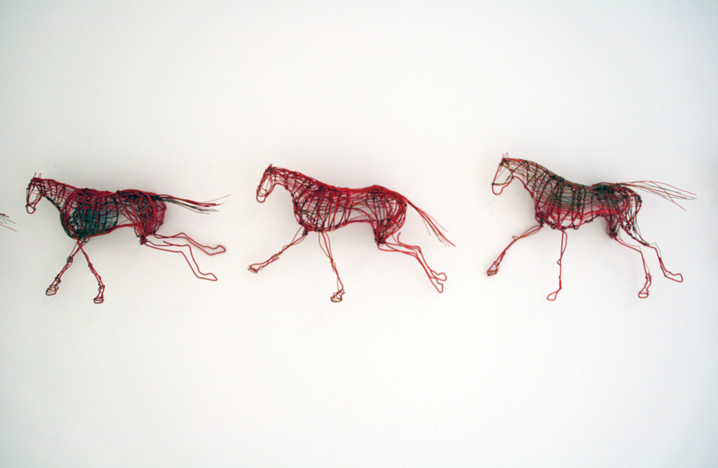 Anna Lefstud: One Full Stride, detail.