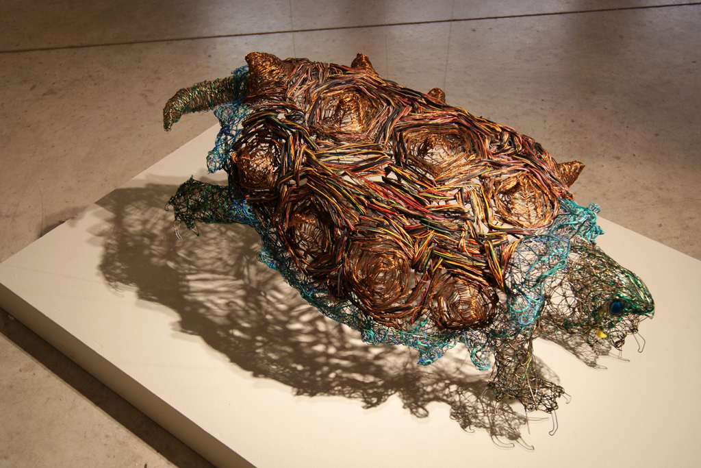 Lisa Brunetta, The Fisher, Momento mori exhibition, World of Threads Festival 2012.