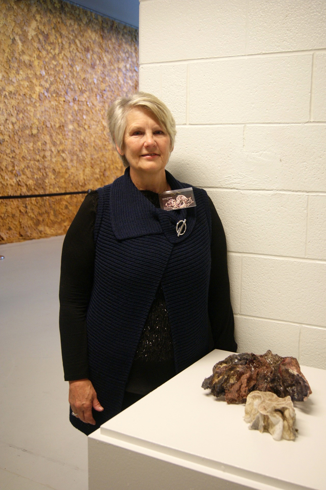 Carla Fisher at the World of Threads Festival  2016 opening.