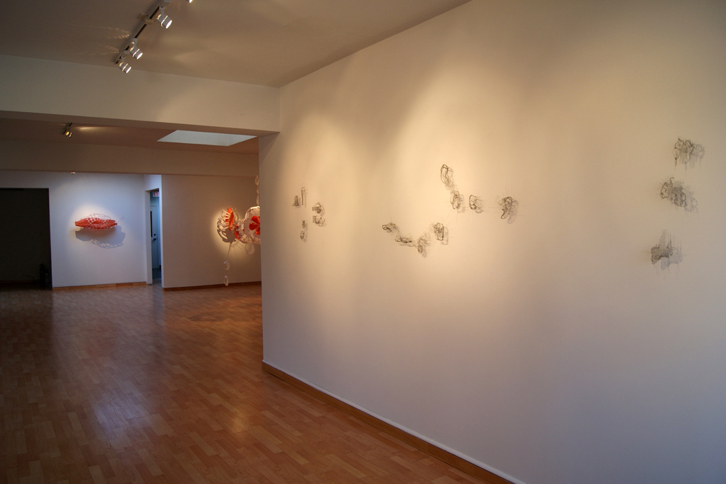 Acting Like Starlings, Meghan Price, Material Connections exhibition, World of Threads Festival 2012.