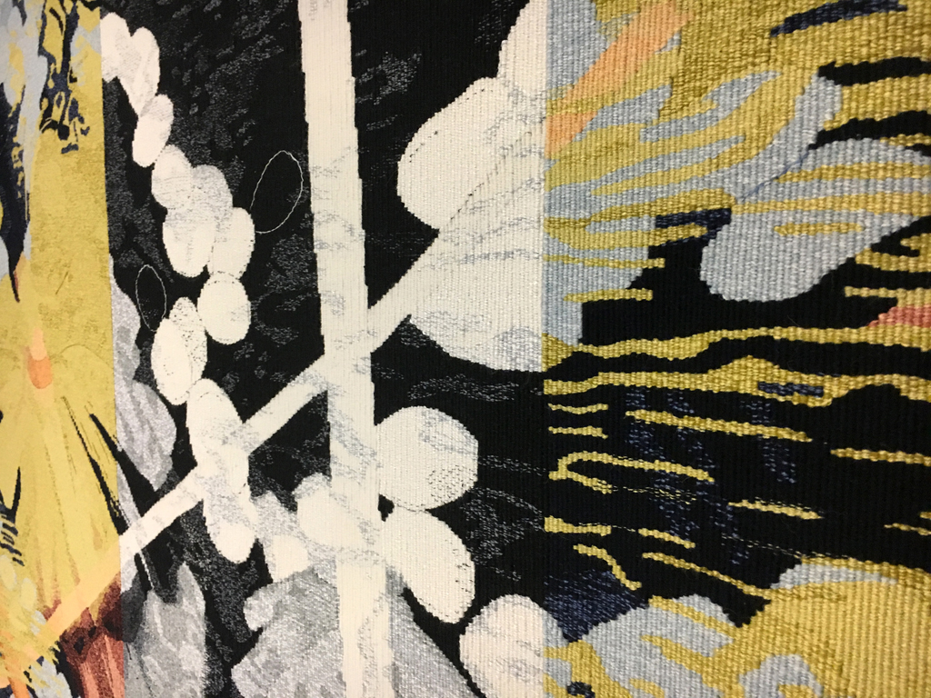 Satori, detail, Ellen Ramsey, Botanical Realm, World of Threads Festival 2018.