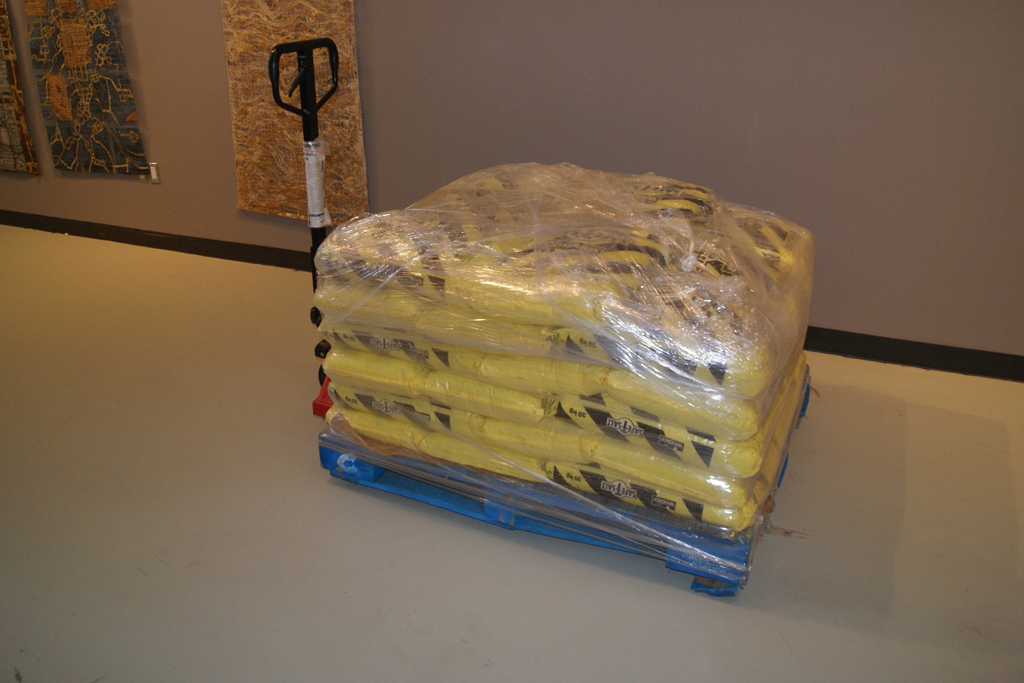 Delivery of bags of salt.