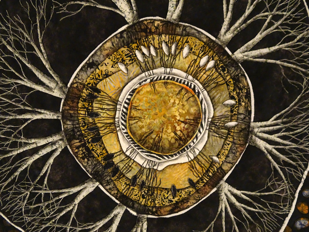 Lorraine Roy: Through the Woods, detail.