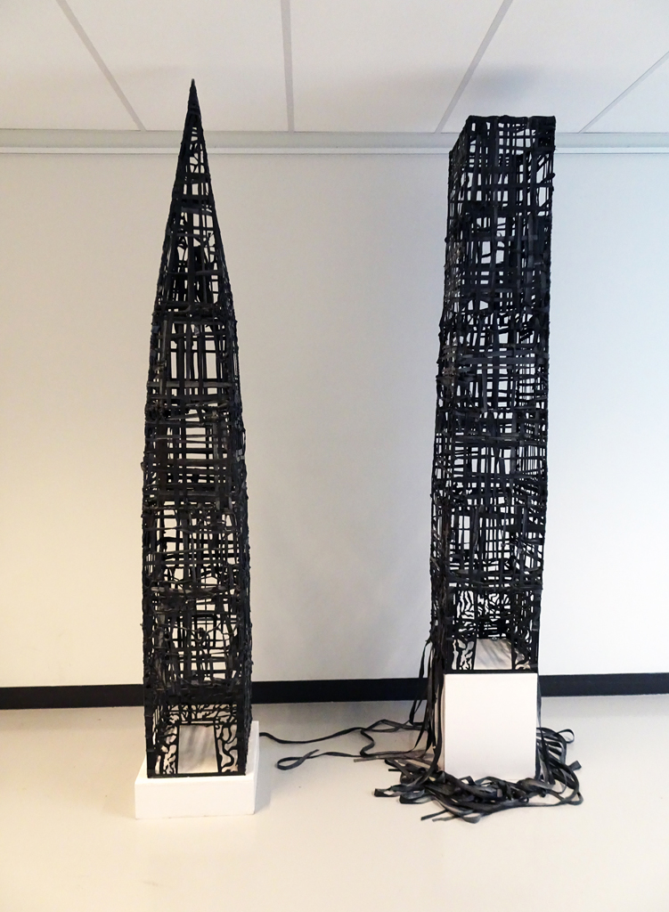 Julia White, Water Temple 4 and 3. Fibre 3D exhibition, World of Threads Festival 2018.