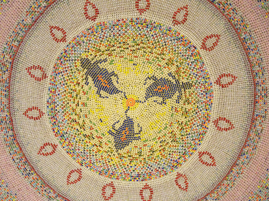 Sarabeth Trivino, Constellation II, detail, Solo Shows, World of Threads Festival 2018.