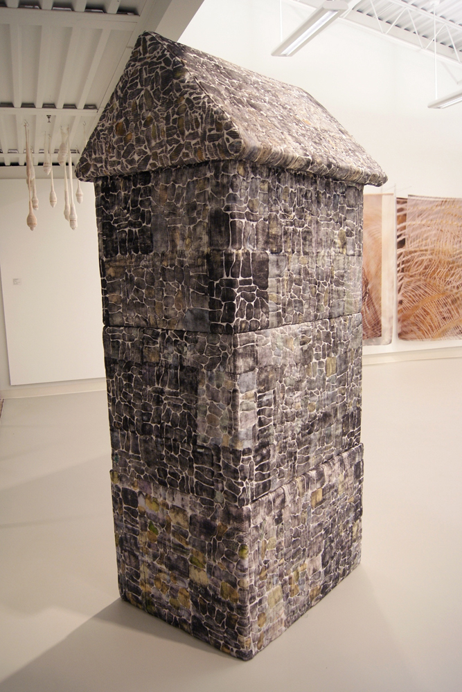 Rochelle Rubinstein, House of Learning, Quiet Zone exhibition, World of Threads Festival 2012.