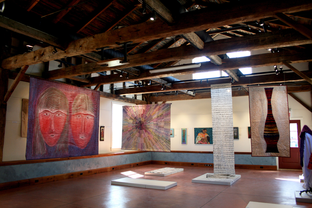 Installation view: Common Thread International exhibition Part 1, World of Threads Festival 2009.