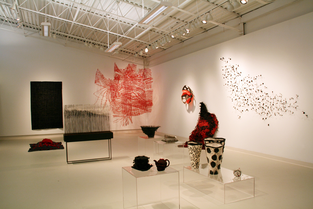 The Red and the Black Exhibition, installation view.