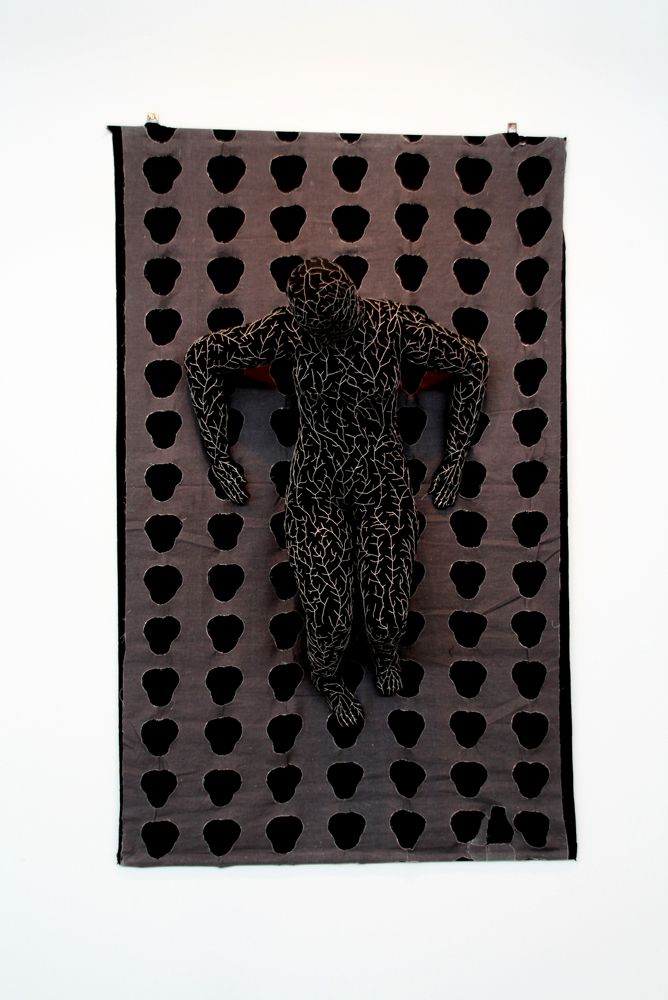 Miriam Medrez, untitled, The Red and the Black exhibition, World of Threads Festival 2014.