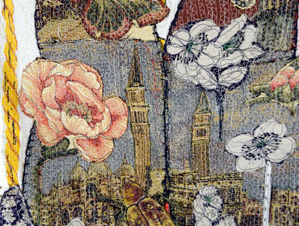 Anne Kelly: Folk Waistcoat 2, detail.