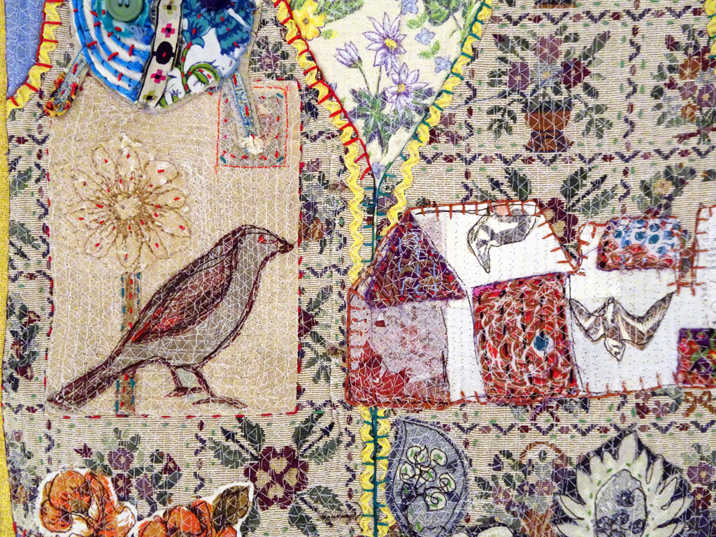 Anne Kelly: Folk Waistcoat 1, detail.