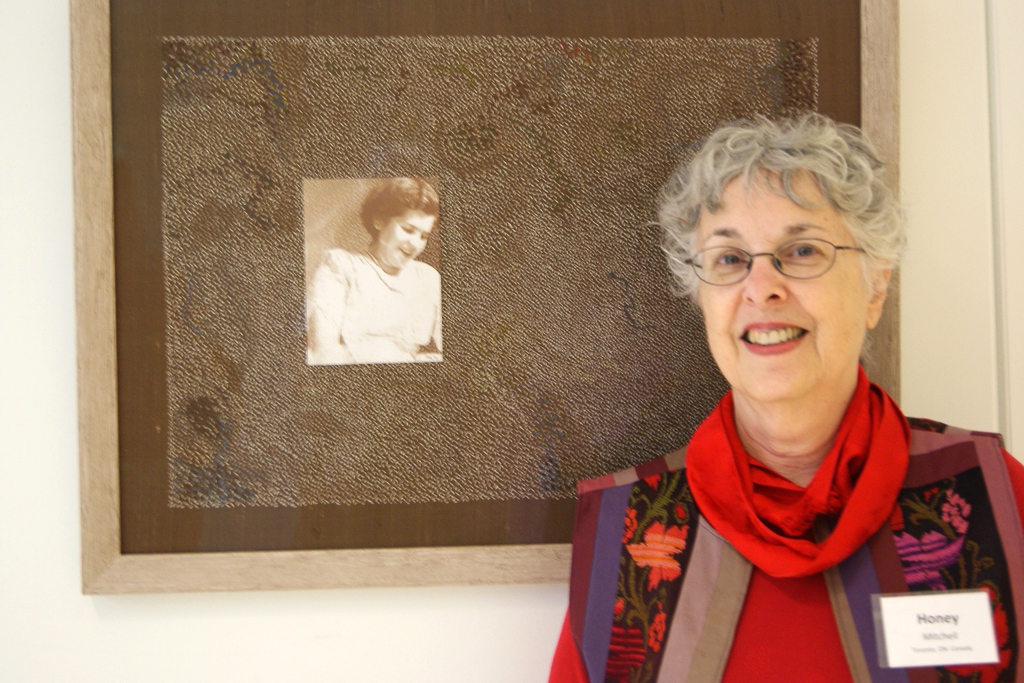 Honey MItchell at the opening of World of Threads Festival 2016.