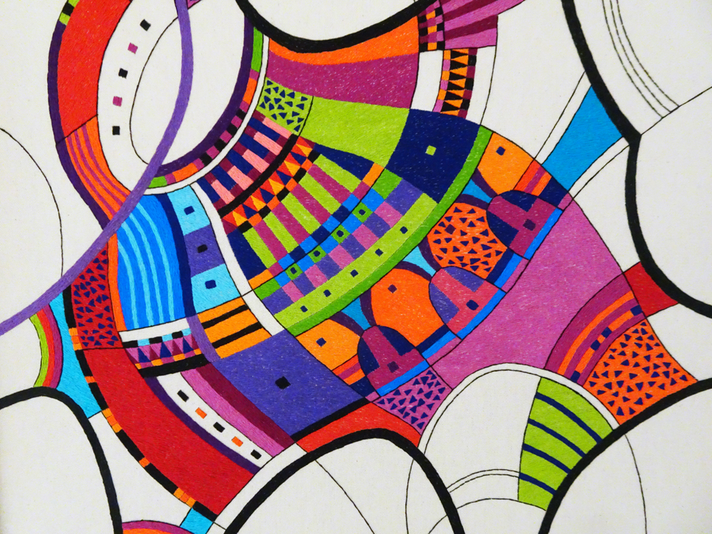 Victoria Potrovitza: Inside the Maze, detail.