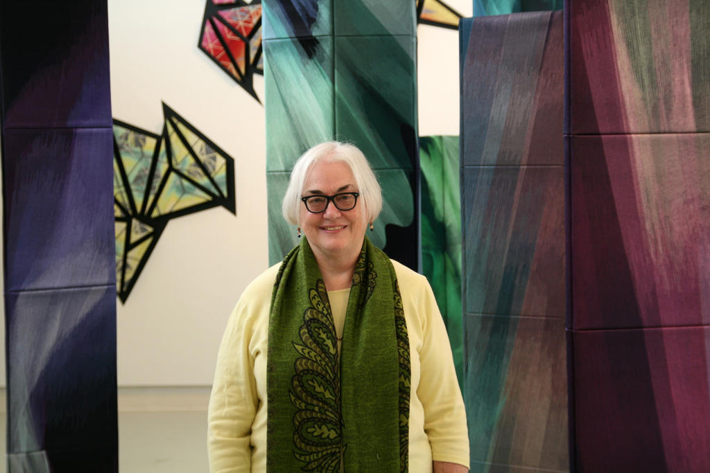Dawne Rudman: co-curator of the Cosmic Geometry exhibition, World of Threads Festival 2016.