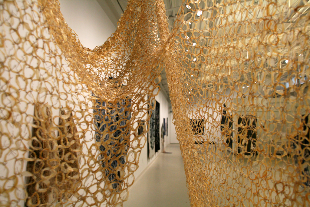 Mary-Anne Wensley: Nets, detail.