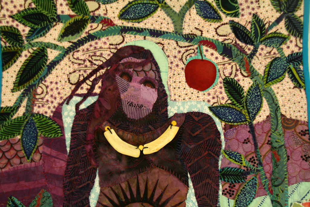 Eve in the Orchard, detail.