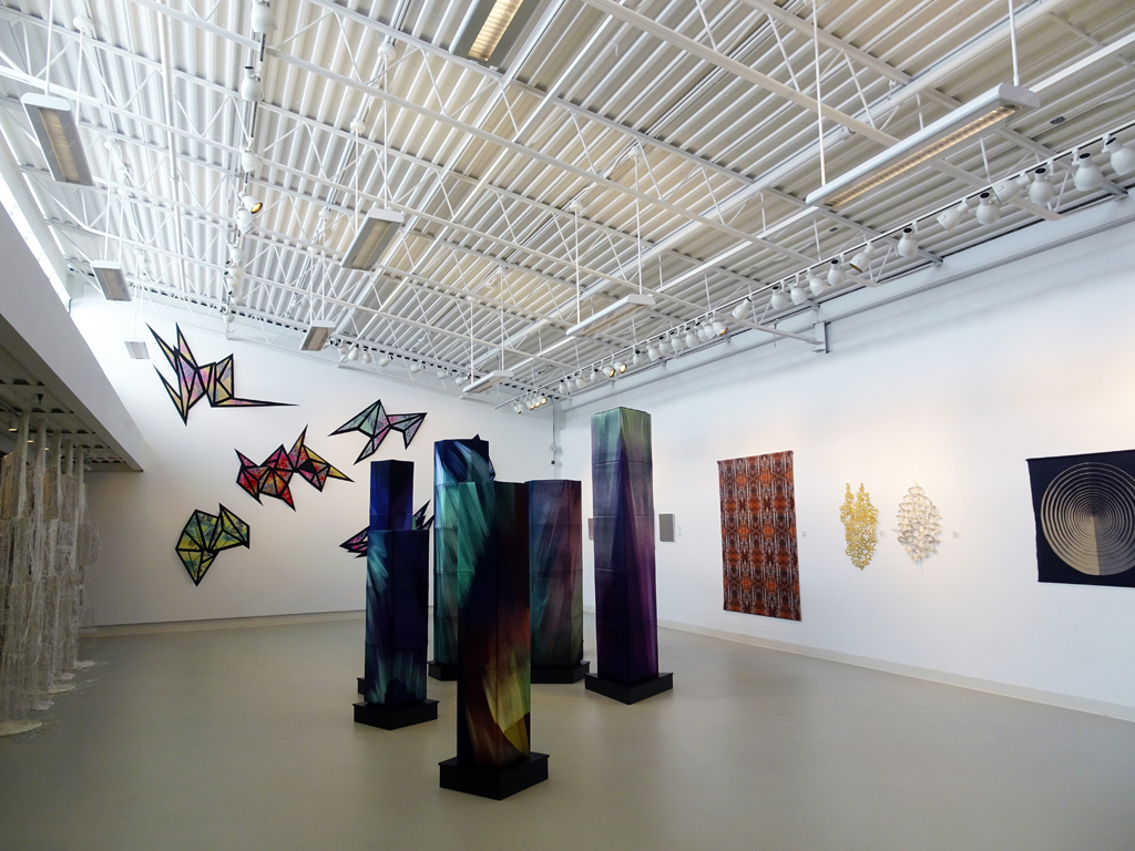 Cosmic Geometry exhibition, World of Threads Festival 2016.