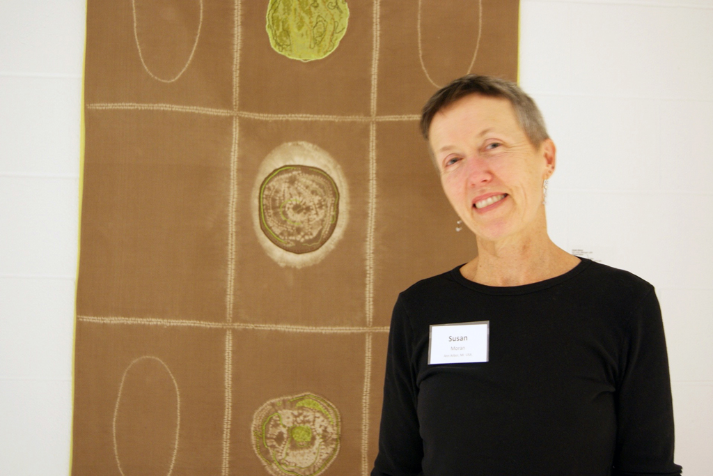 Susan Moran at the opening of World of Threads Festival 2016.