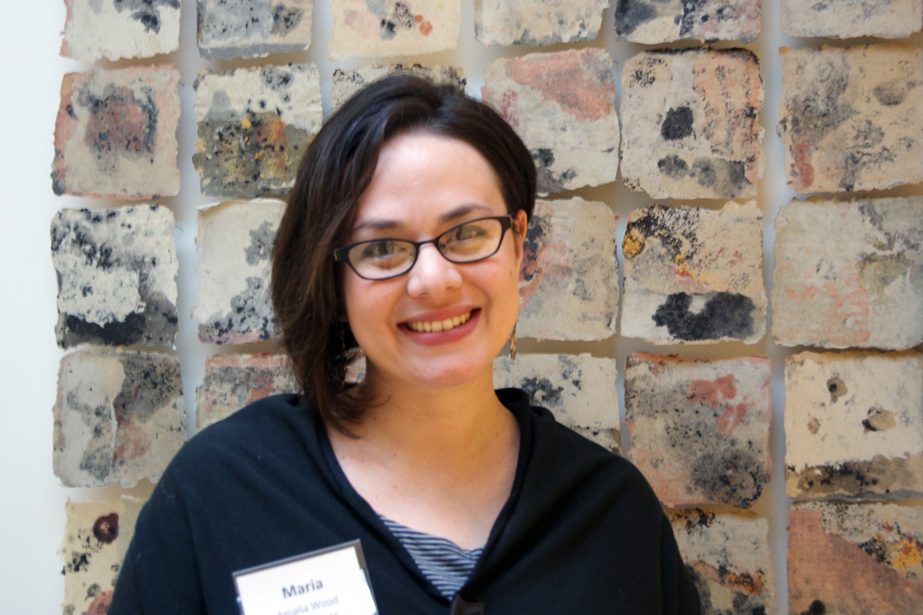 Maria Amalia Wood at the opening of World of Threads Festival 2016.