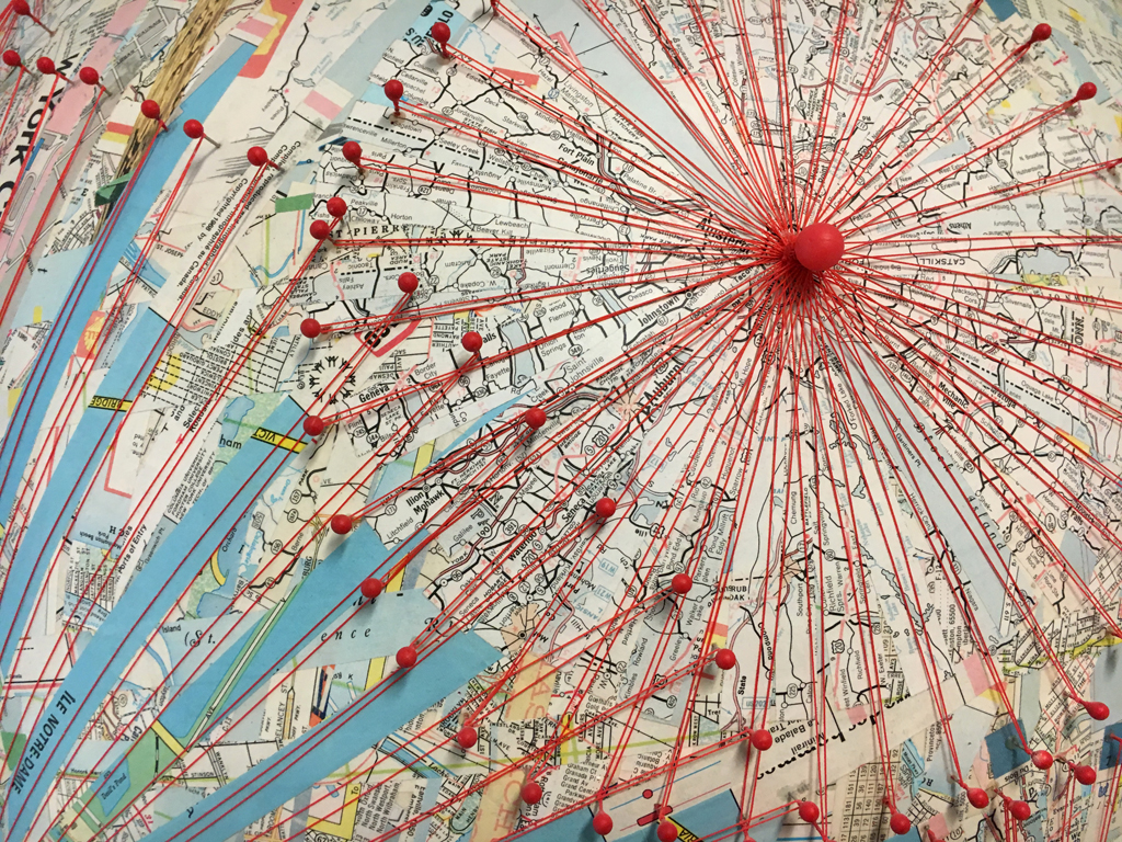 Melanie Chikofsky: Going Round in Circles, detail.