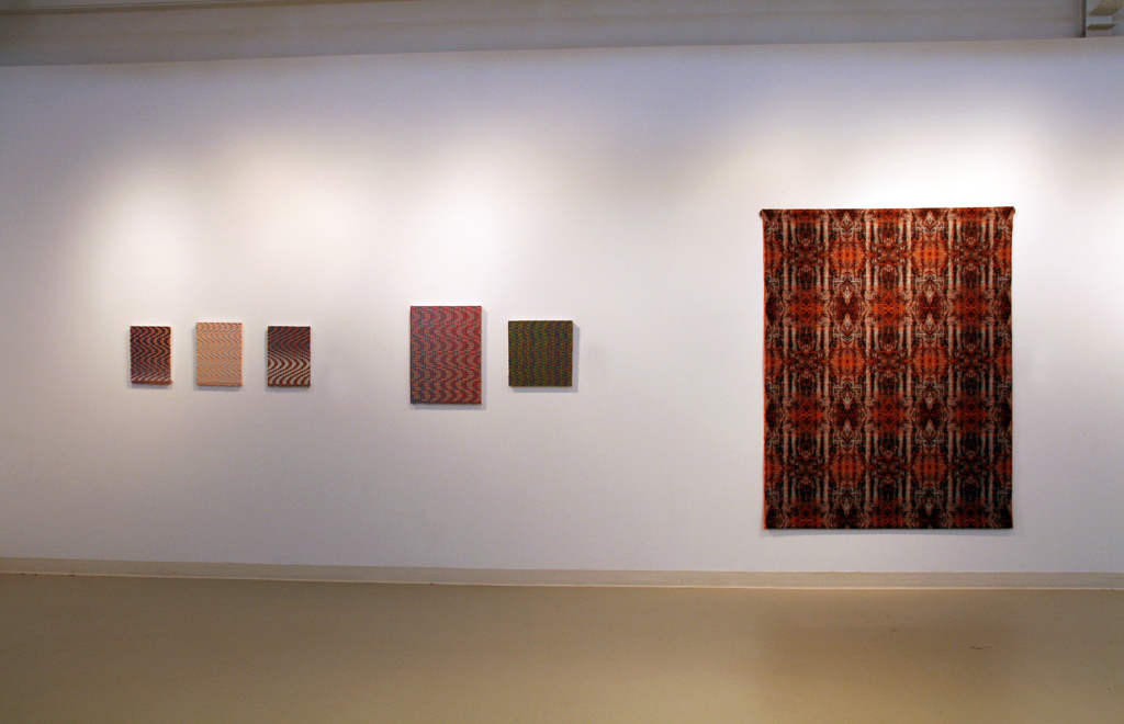 Installation view: Cosmic Geometry exhibition, World of Threads Festival 2016.