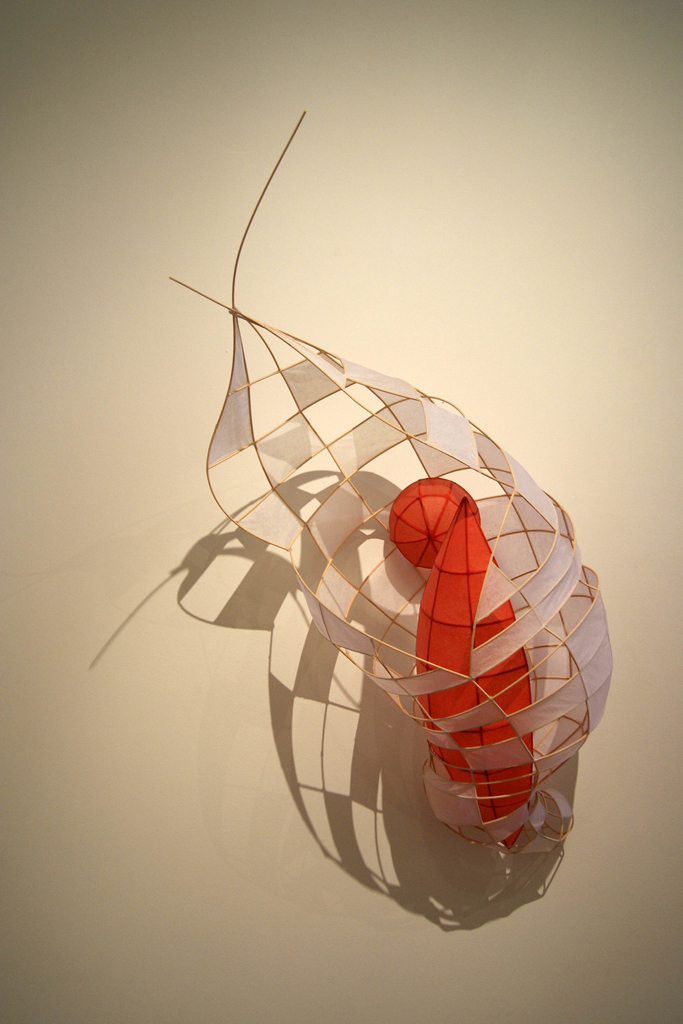 Artwork by: Xiaojing Yan, Material Connections exhibition, World of Threads Festival 2012.