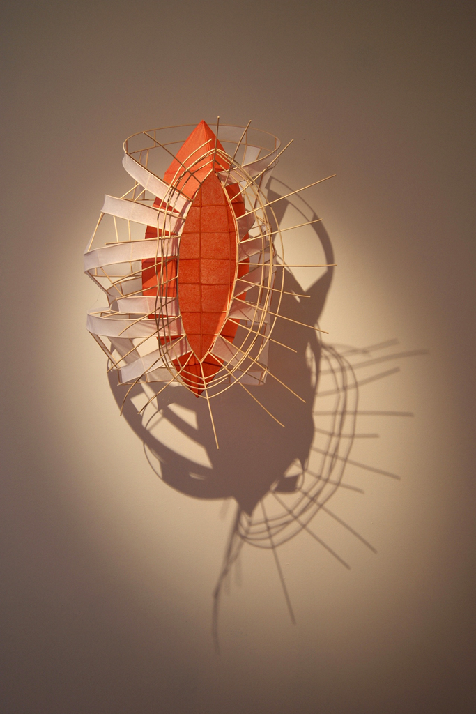 Artwork by: Xiaojing Yan, Material Connections exhibition, World of Threads Festival 2012.