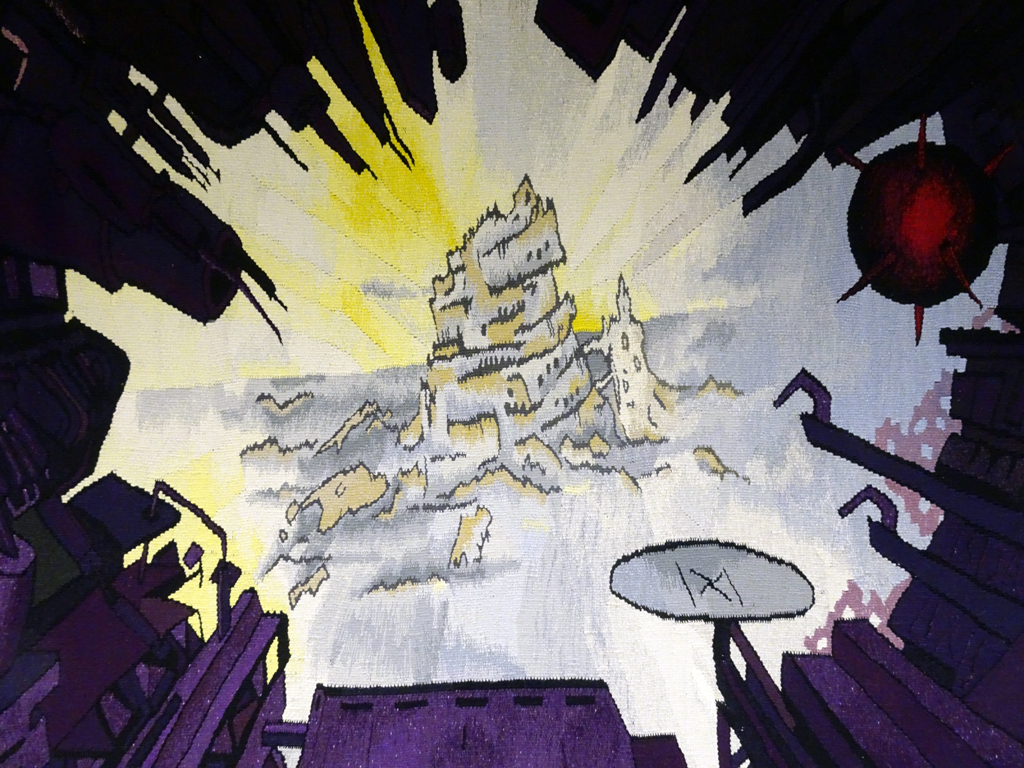 The Melancholy of departure, detail.