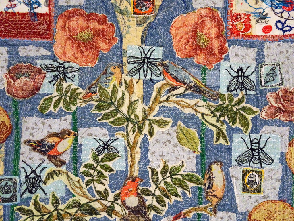 Camllia Bird Tree, detail.