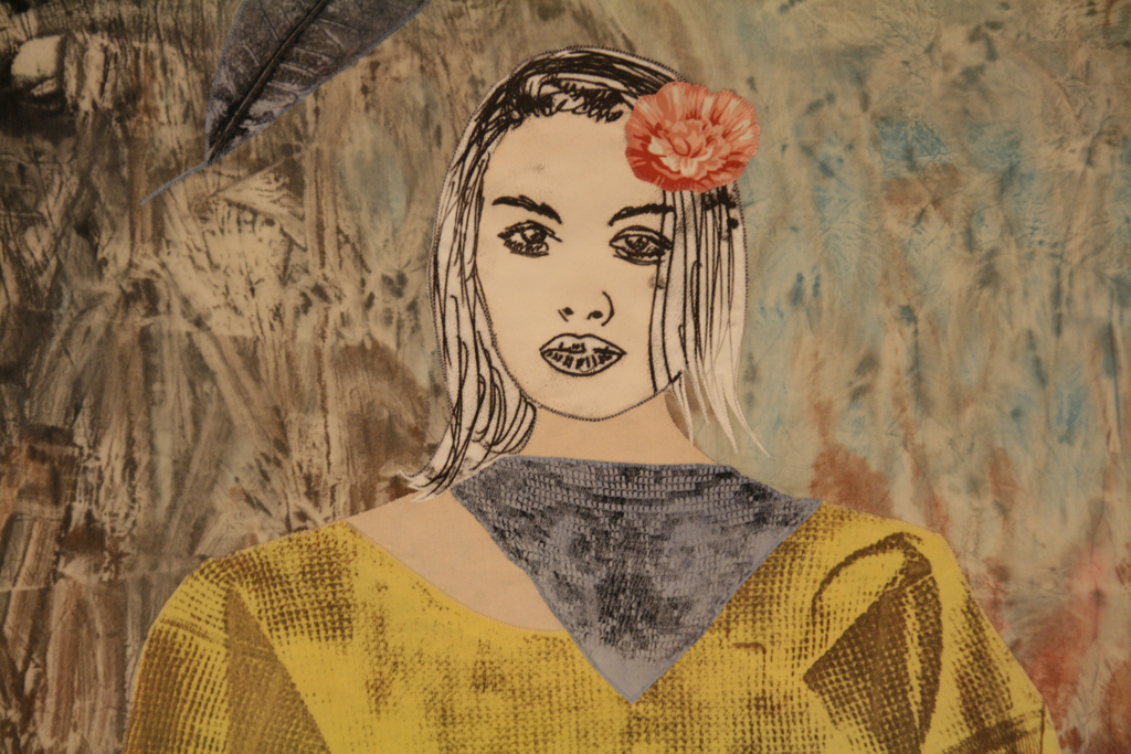 Les pieds dan l'eau, detail. 