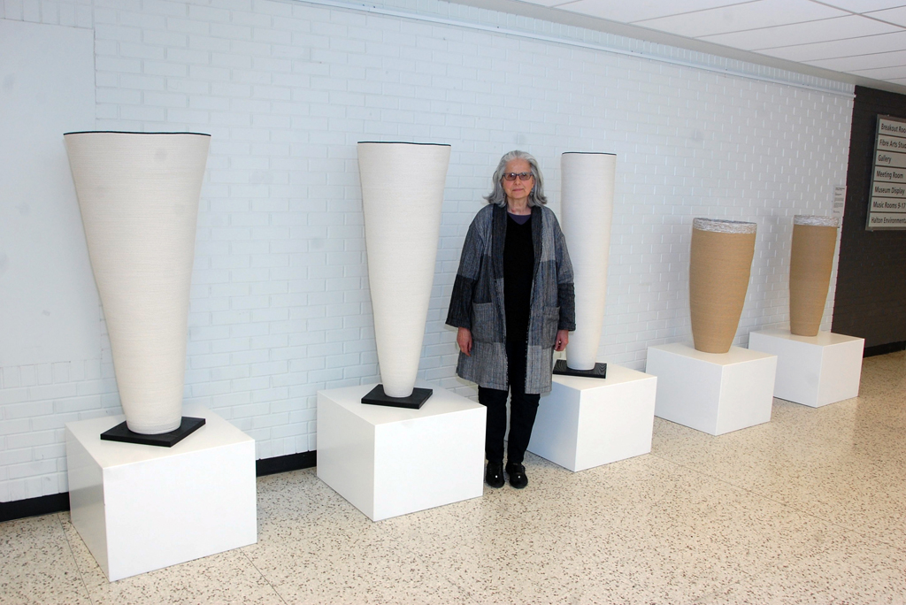 Carmella Karijo Rother at the opening of the World of Threads Festival 2018.