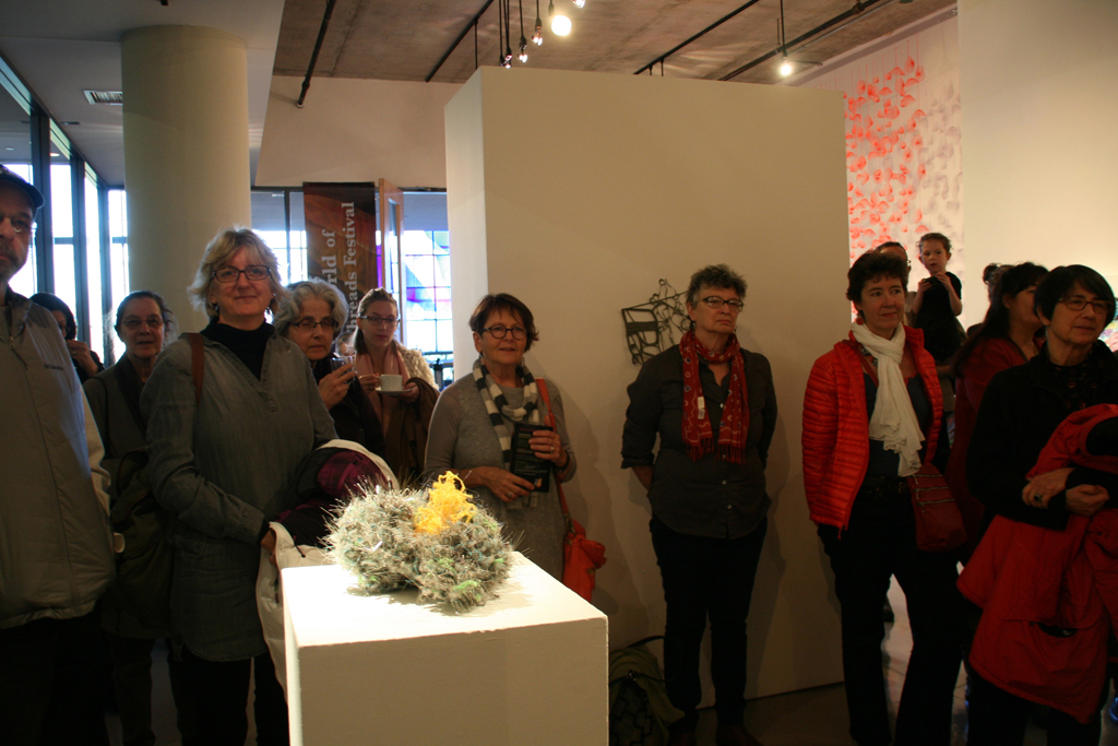 Opening remarks, Strung out and Undone exhibition, World of Threads Festival 2014.