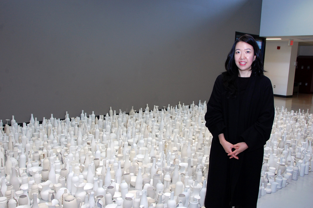 Sun Young Kang at the opening of Festival 2018.