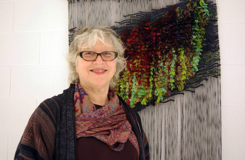 Ellen Weisbord at the opening of the World of Threads Festival 2016.