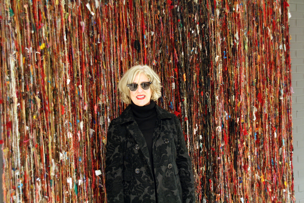 Melanie Siegel at the opening of the World of Threads Festival 2016.