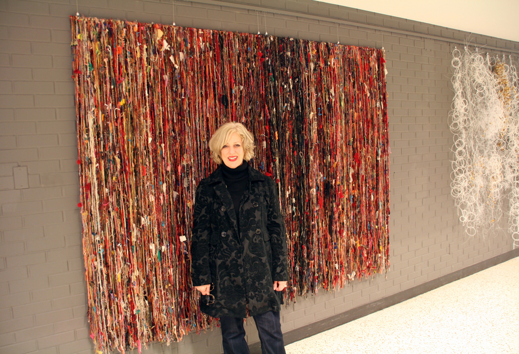 Melanie Siegel at the opening of the World of Threads Festival 2016.