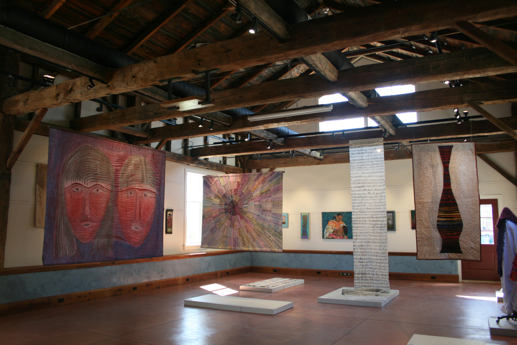 Installation view: Common Thread International exhibition, World of Threads Festival 2009.
