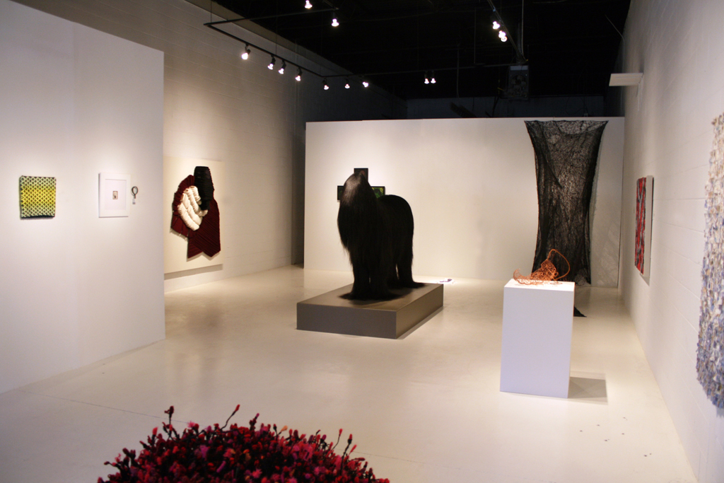 Installation view: Common Thread International exhibition Part 3, World of Threads Festival 2009.