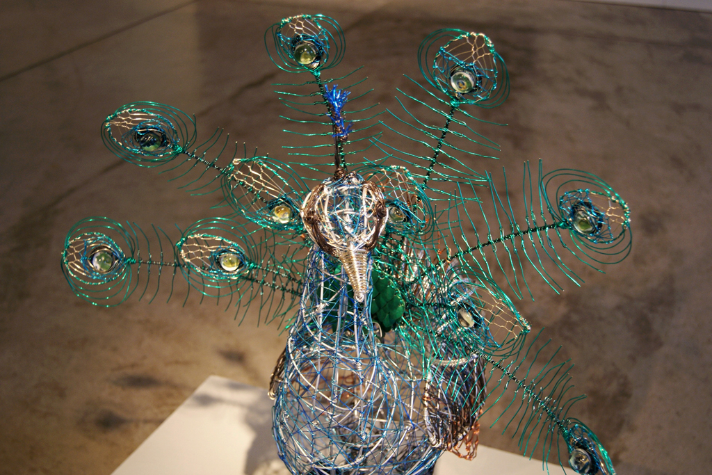 Peacock, details, Lisa Brunetta.