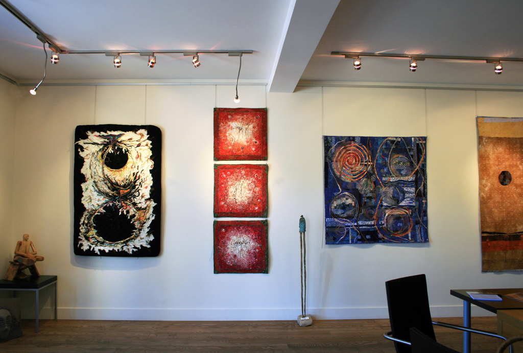 Installation view: Common Thread International exhibition Part 2, World of Threads Festival 2009.