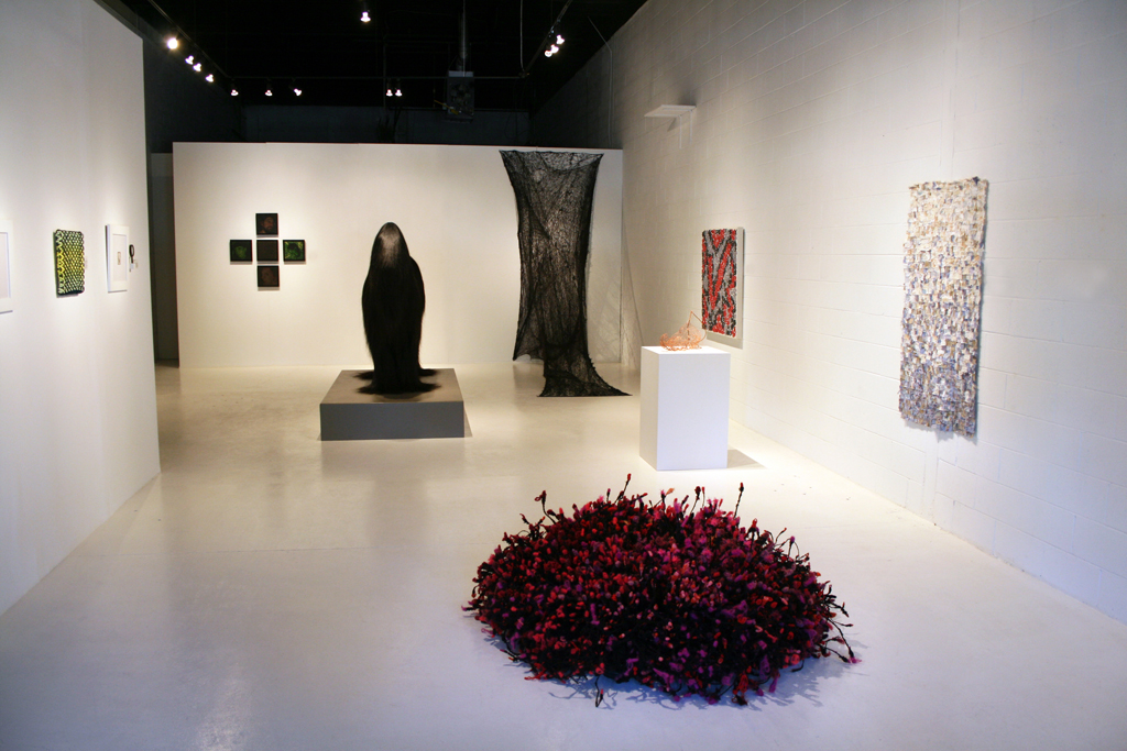 Installation view: Common Thread International exhibition Part 3, World of Threads Festival 2009.