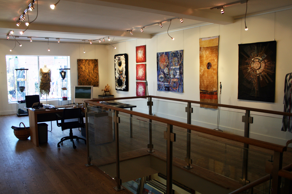 Installation view: Common Thread International exhibition Part 2, World of Threads Festival 2009.