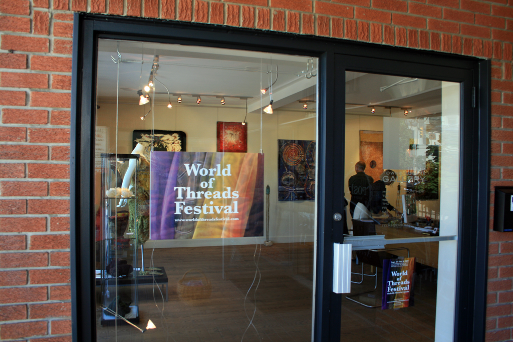 Towne Square Gallery, venue for the Common Thread International exhibition Part 2, World of Threads Festival 2009.