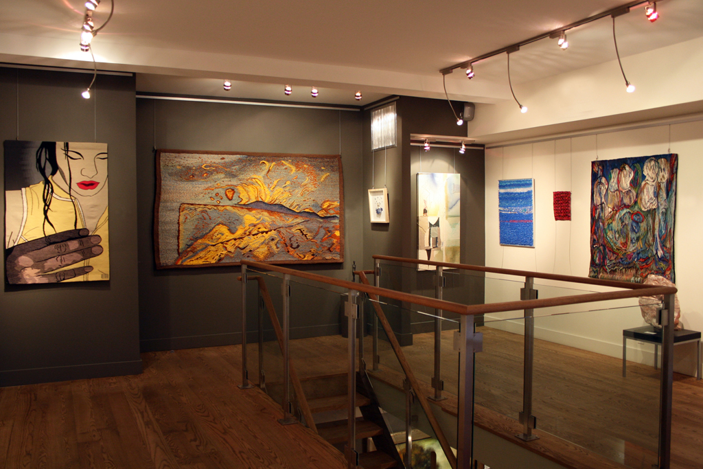 Installation view: Common Thread International exhibition Part 2, World of Threads Festival 2009.