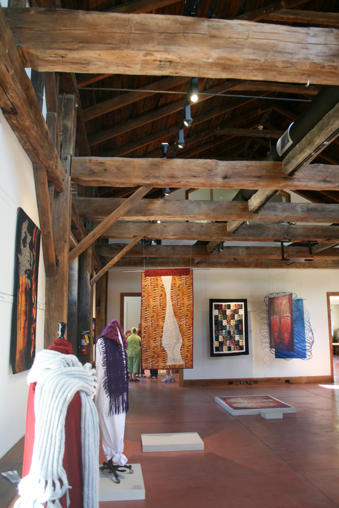 Installation view: Common Thread International exhibition, World of Threads Festival 2009.