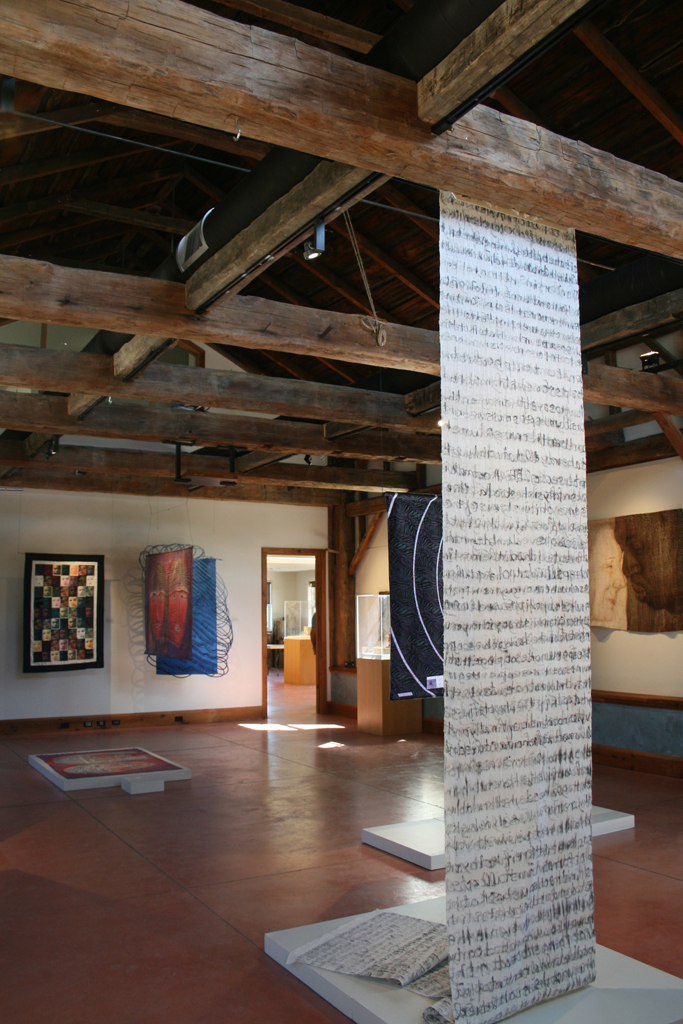 Installation view: Common Thread International exhibition, World of Threads Festival 2009.