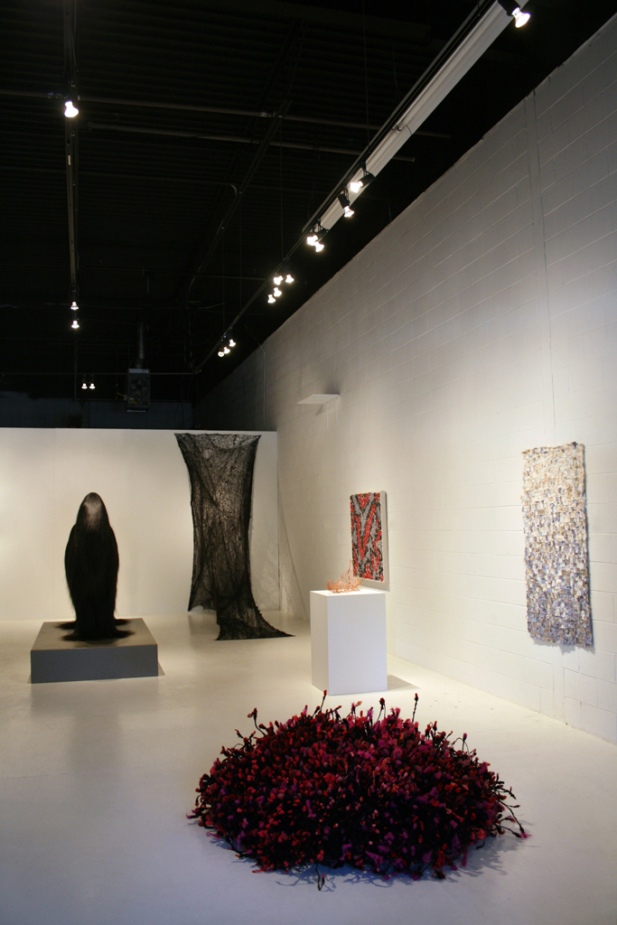 Installation view: Common Thread International exhibition Part 3, World of Threads Festival 2009.