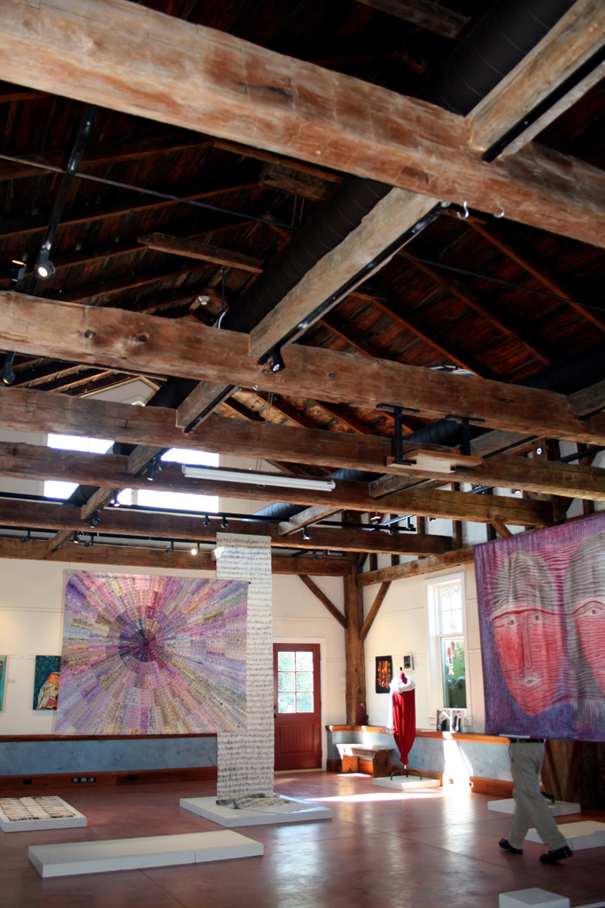 Installation view: Common Thread International exhibition, World of Threads Festival 2009.