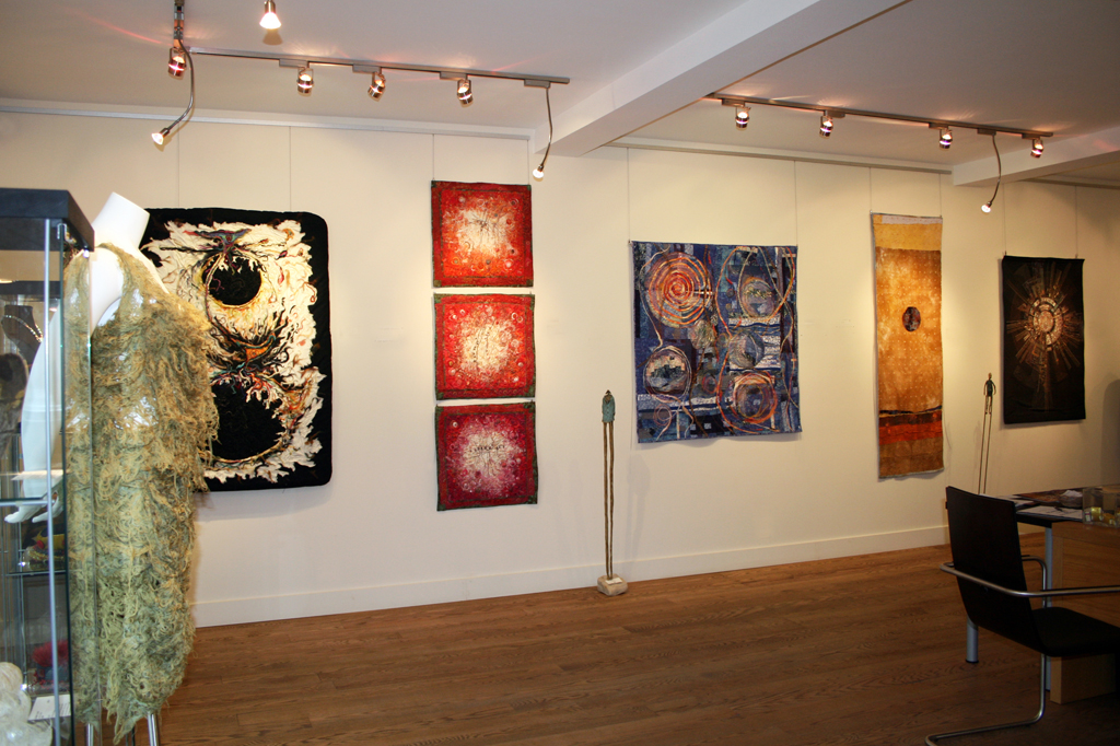 Installation view: Common Thread International exhibition Part 2, World of Threads Festival 2009.