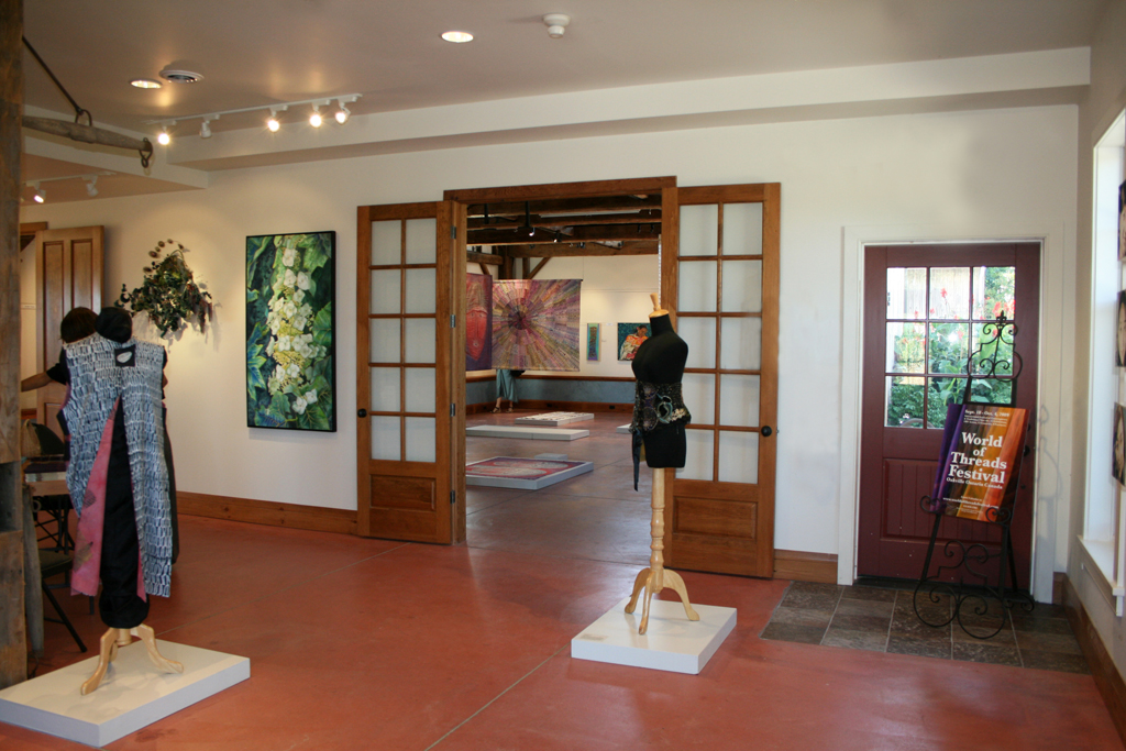 Installation view: Common Thread International exhibition, World of Threads Festival 2009.